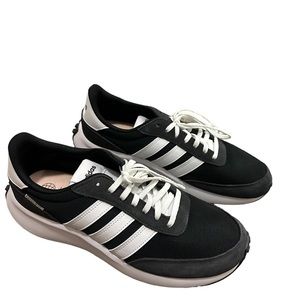 adidas Run 70's Men's Lifestyle Running Shoes color Black white carbon Size 9!!